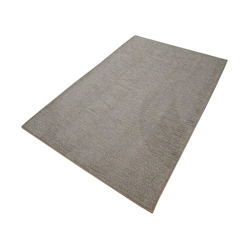 Brown Plush Area Rug 5' Round Y843