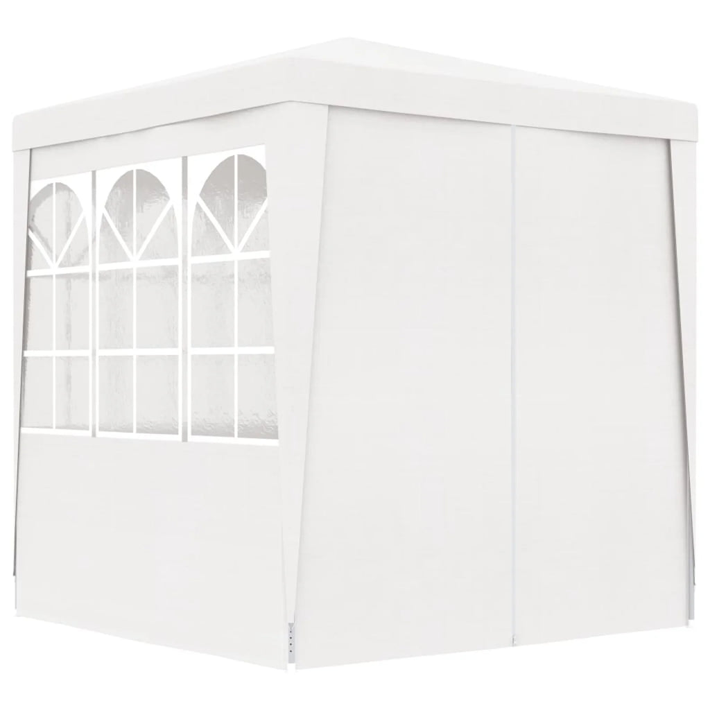 White Party Tent with Side Walls 6.6'x6.6' S4988