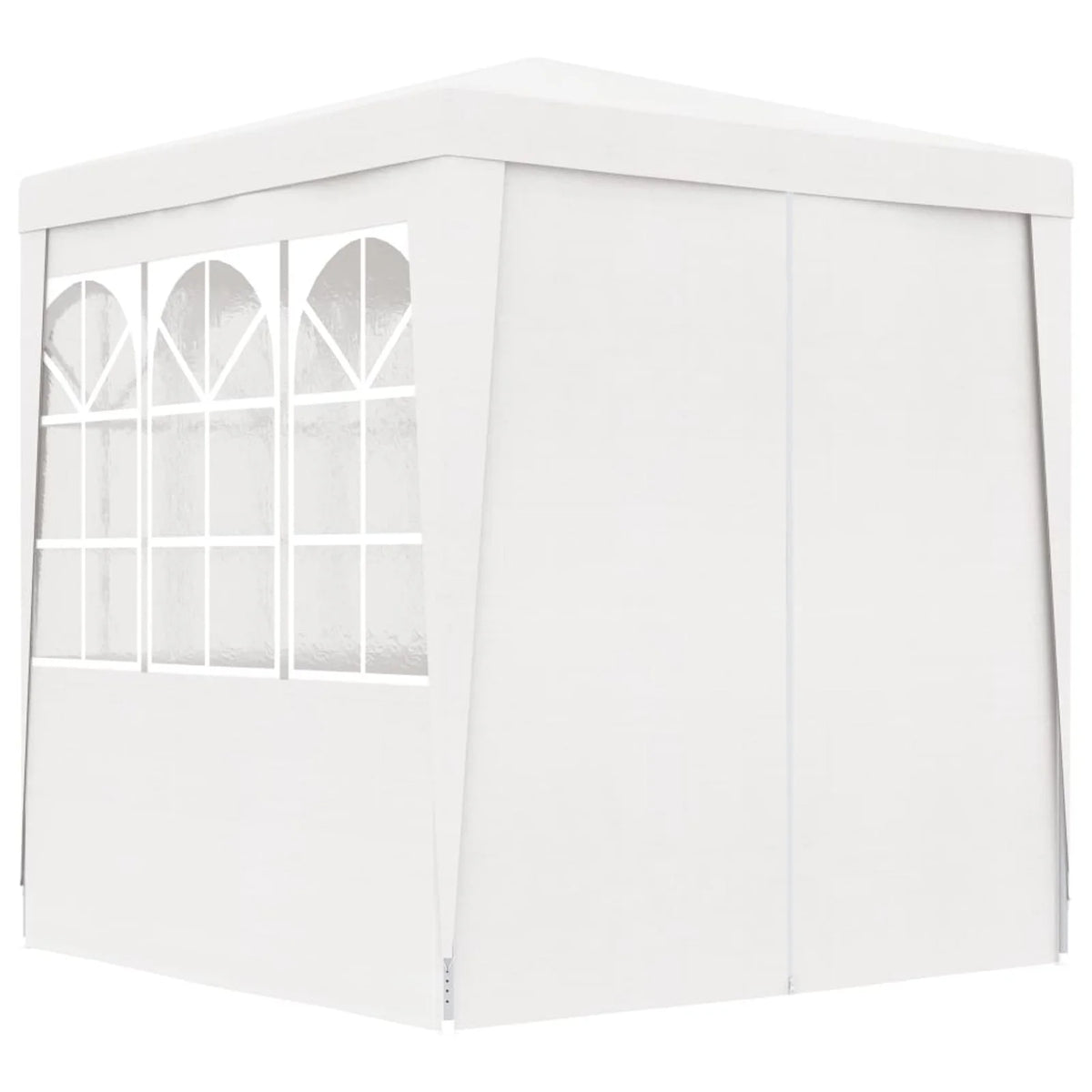 White Party Tent with Side Walls 6.6'x6.6' S4988