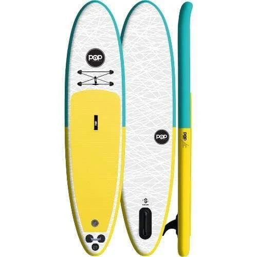 Turquoise/Yellow Inflatable iSUP Kit U671789