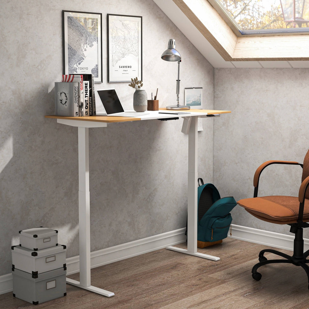 Black and White 47-Inch Desk and Chair Set Z5676