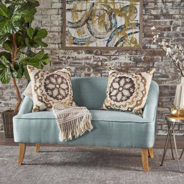 Blue Loveseat C970