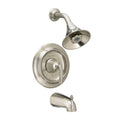 Satin Nickel Bath/Shower Trim Kit F93514