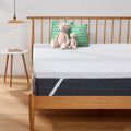Twin Gel Memory Foam Mattress Topper with Removable Washable Cover I6304