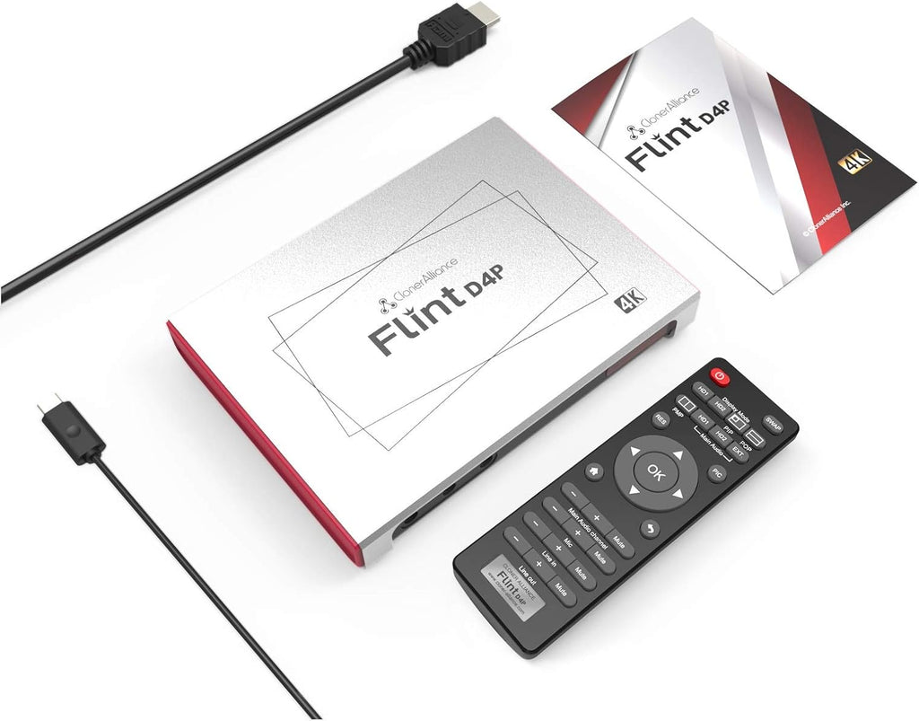 Dual-4K Video Overlay Device and Audio Mixing C186