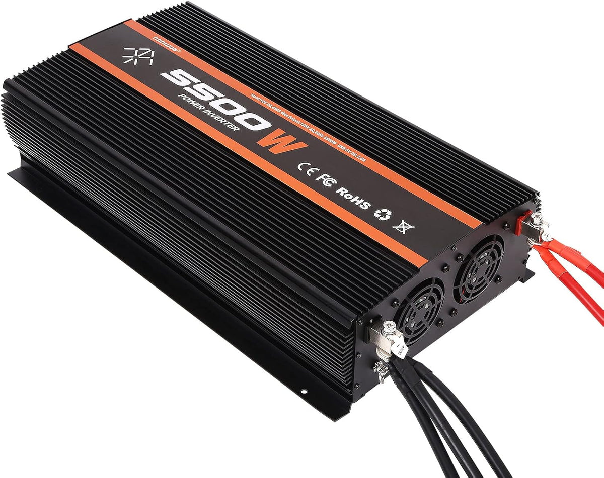 5500W Power Inverter 12V to 110V DC to AC F63518