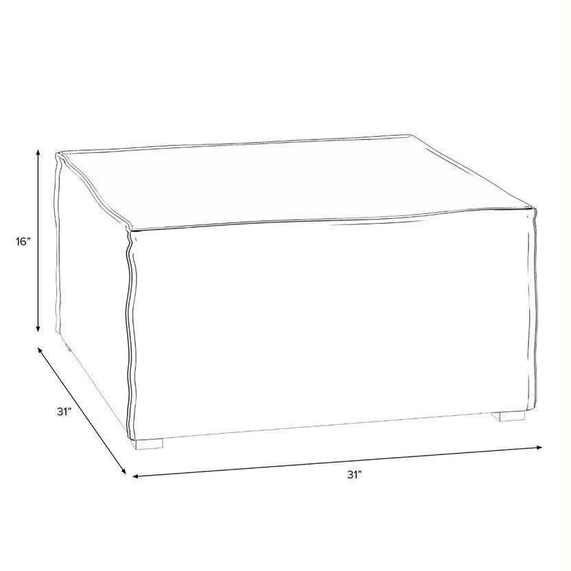 Blue Ottoman O90670