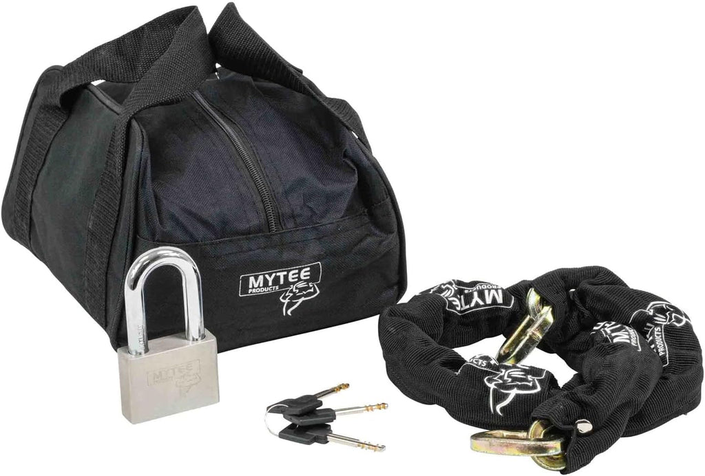 Anti Cut Security Chain and Lock Kit - 3 Foot x 3/8 Inch Thick Hardened Chain with Cut Proof Lock & Carrying Case R724