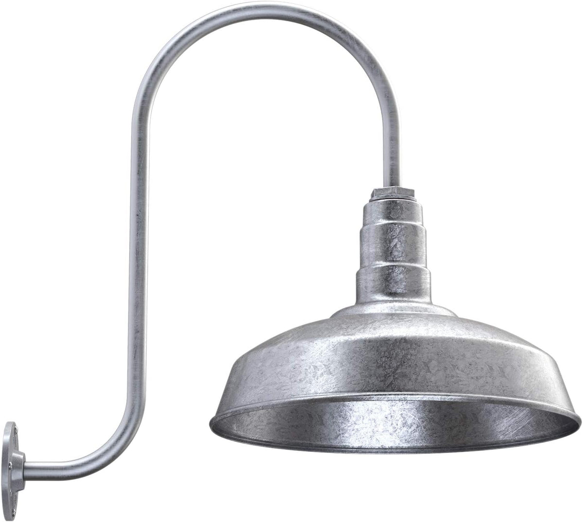 Matte Black Gooseneck Barn Light G3639
