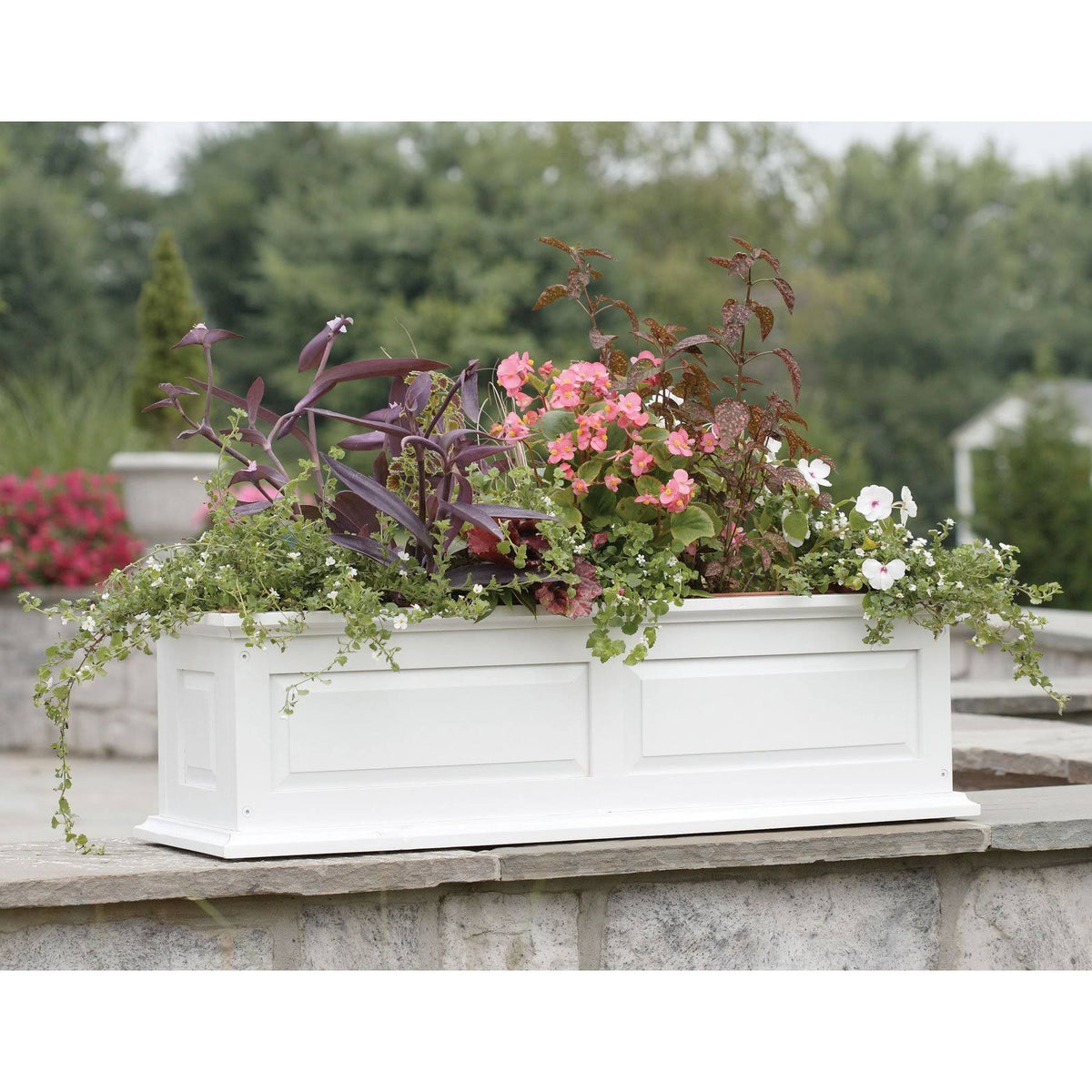 White Wood Window Box E784973
