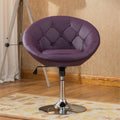 Purple Tufted Tilt Swivel Chair P446