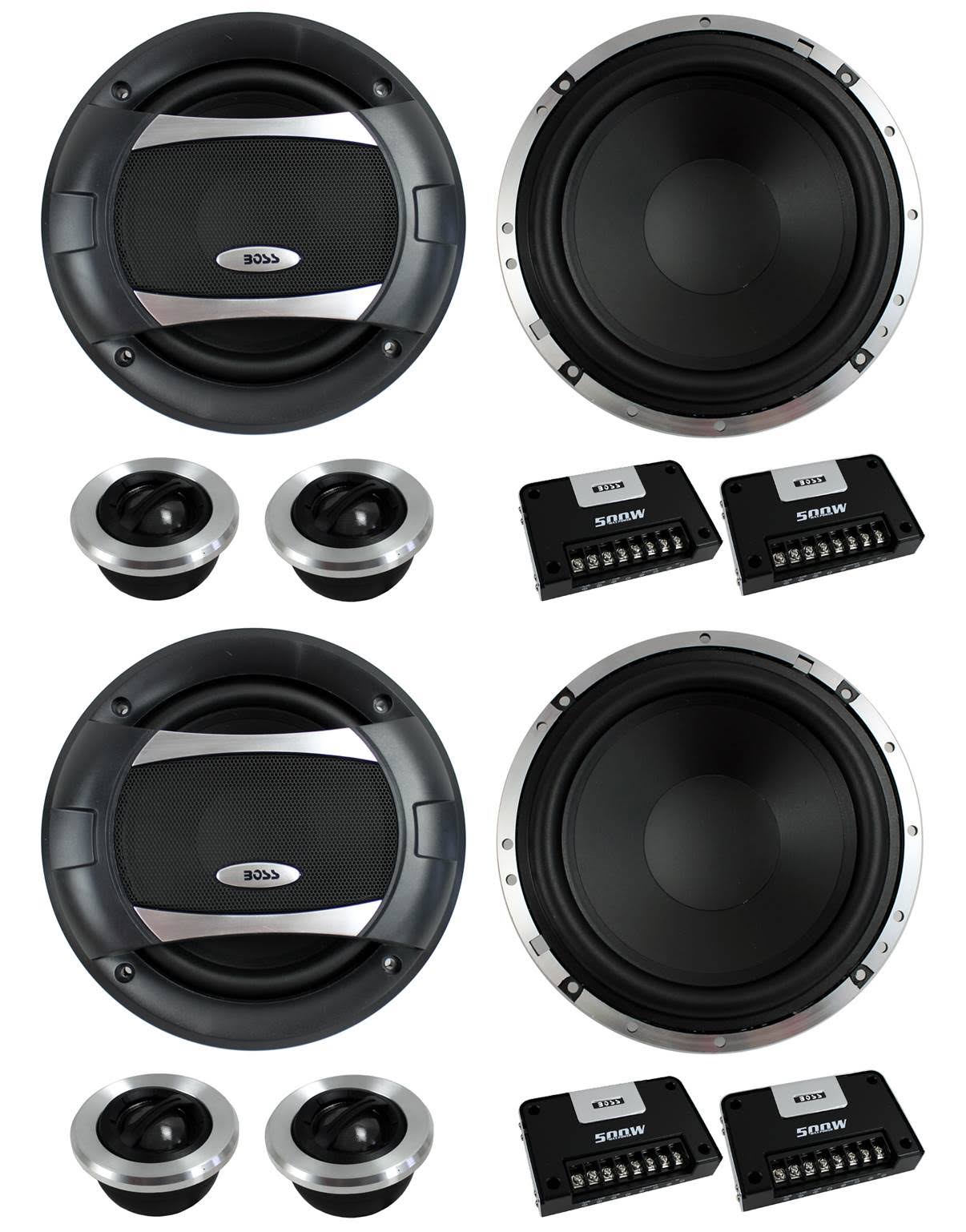 6.5x22 1000W 2 Way Component Car Speakers S57948