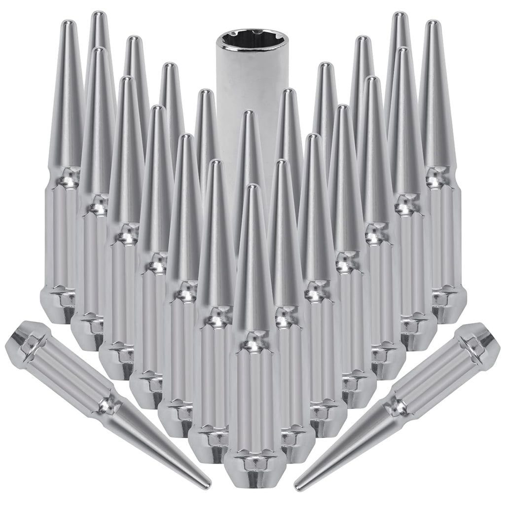 Chrome 24PCS Spike Lug Nuts D45683