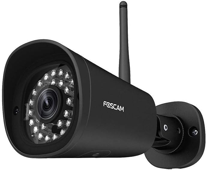 Outdoor Security Camera, 1080P WiFi, Night Vision, IP66 Weatherproof, Black F50710