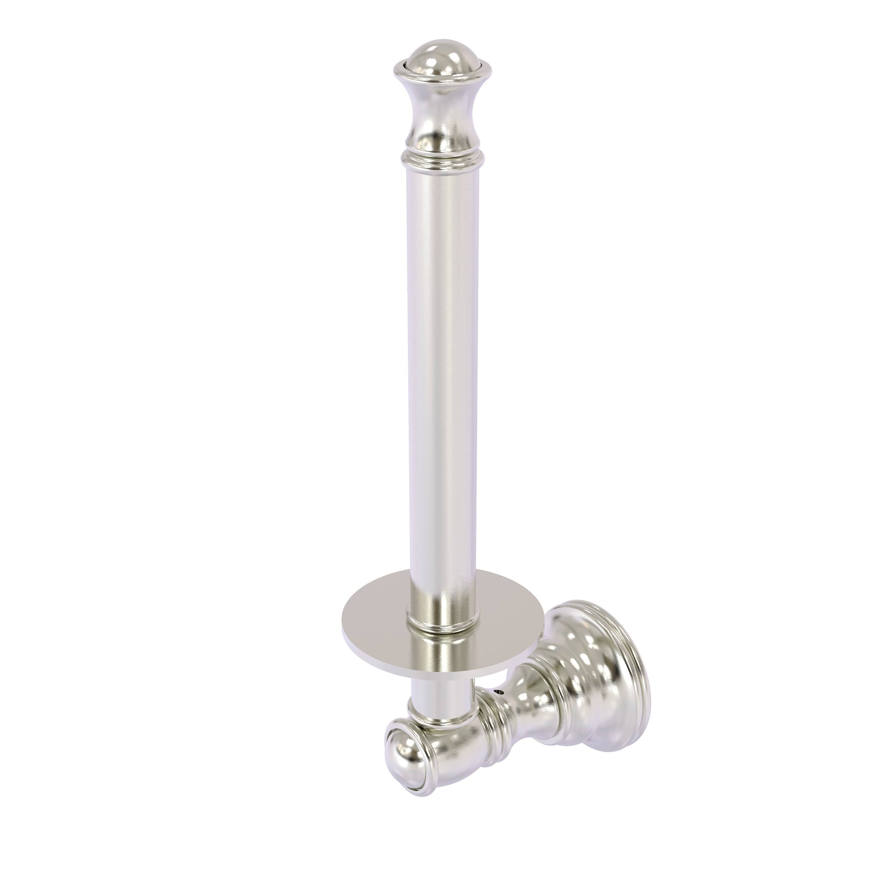 Satin Nickel Wall Mount Toilet Paper Holder Y7547