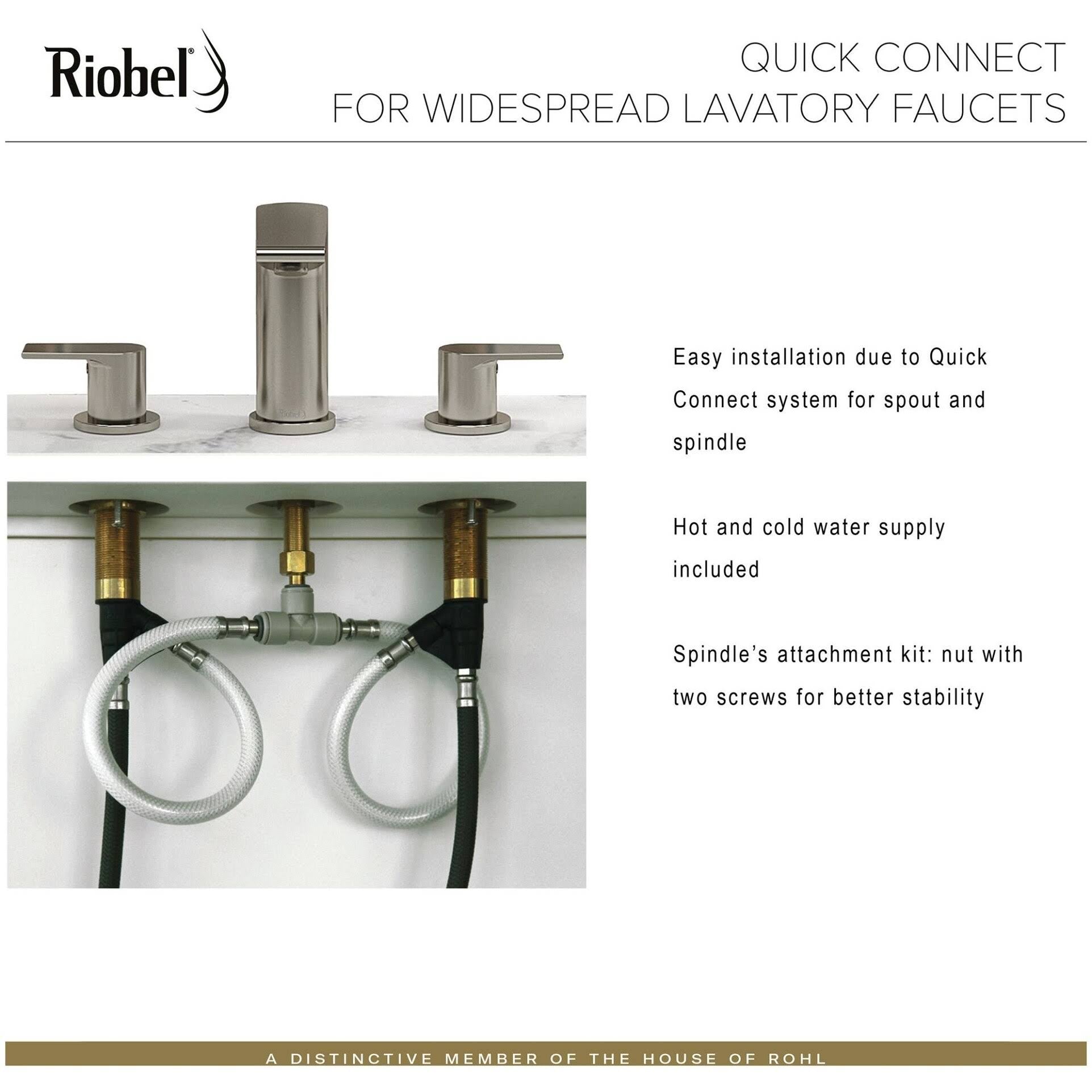 Chrome Widespread Lavatory Faucet J497257