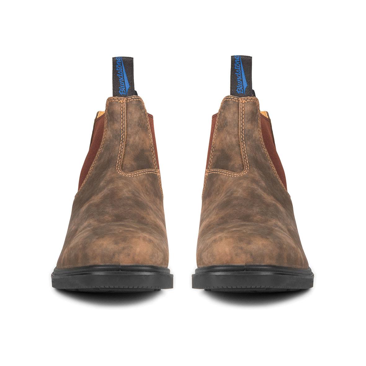 Rustic Brown Chisel Toe Boots A2047