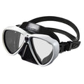 Black Silicone Mask with Glass White Frame S47838