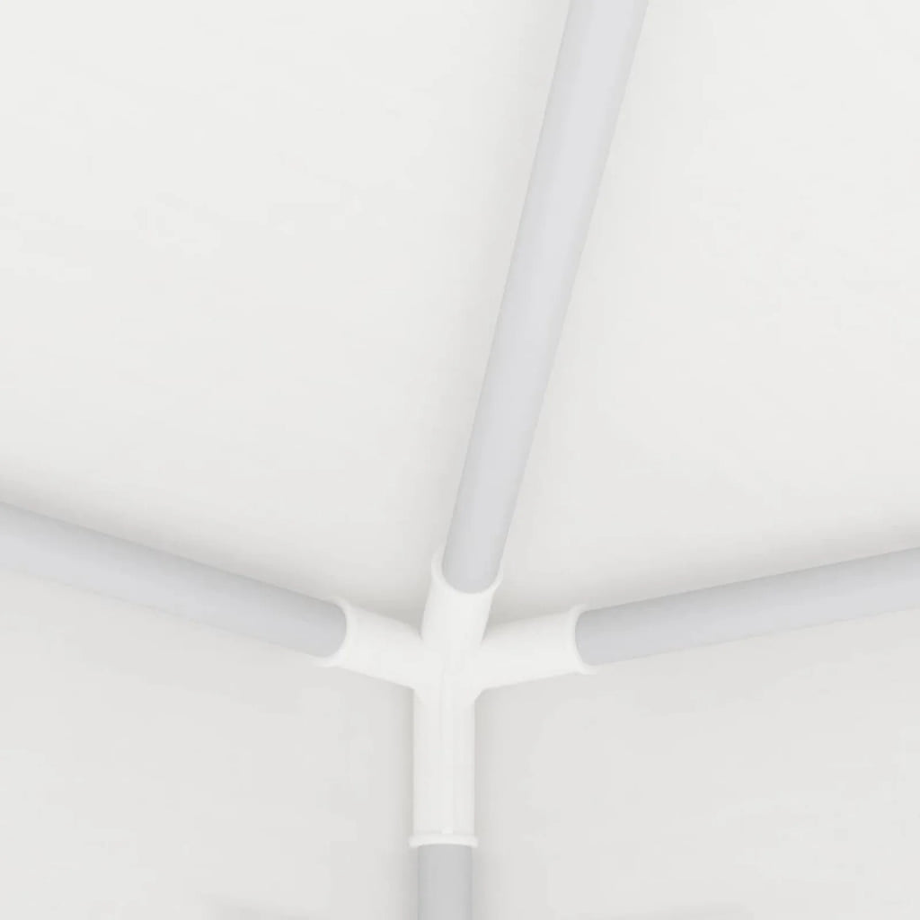 White Party Tent with 4 Mesh Sidewalls Outdoor Gazebo Canopy Sun Shade Shelter 13.1ft x 13.1ft x 9ft G881118
