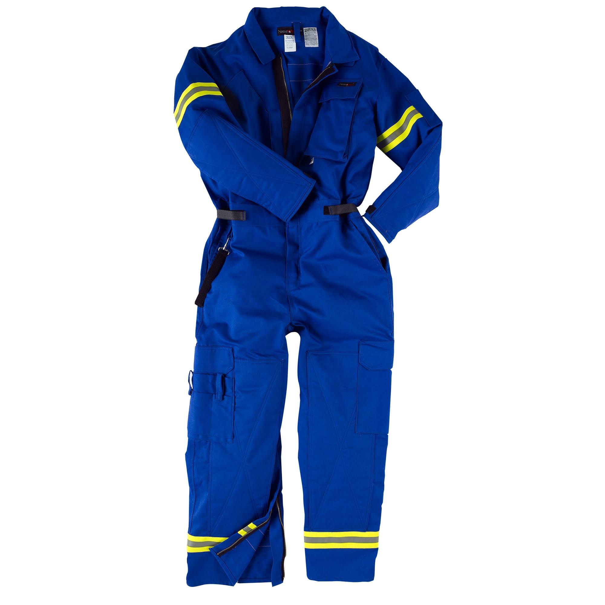 Navy Blue Large Flame Resistant Extrication Coverall C93021