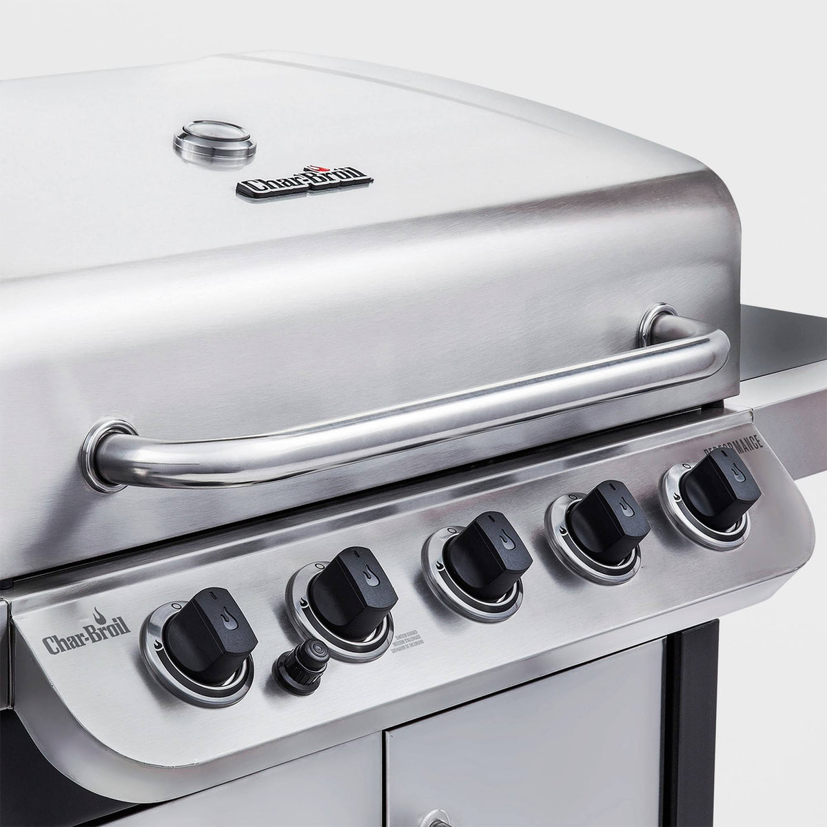 5 Burner Cabinet Gas Grill - Black/Silver D732370