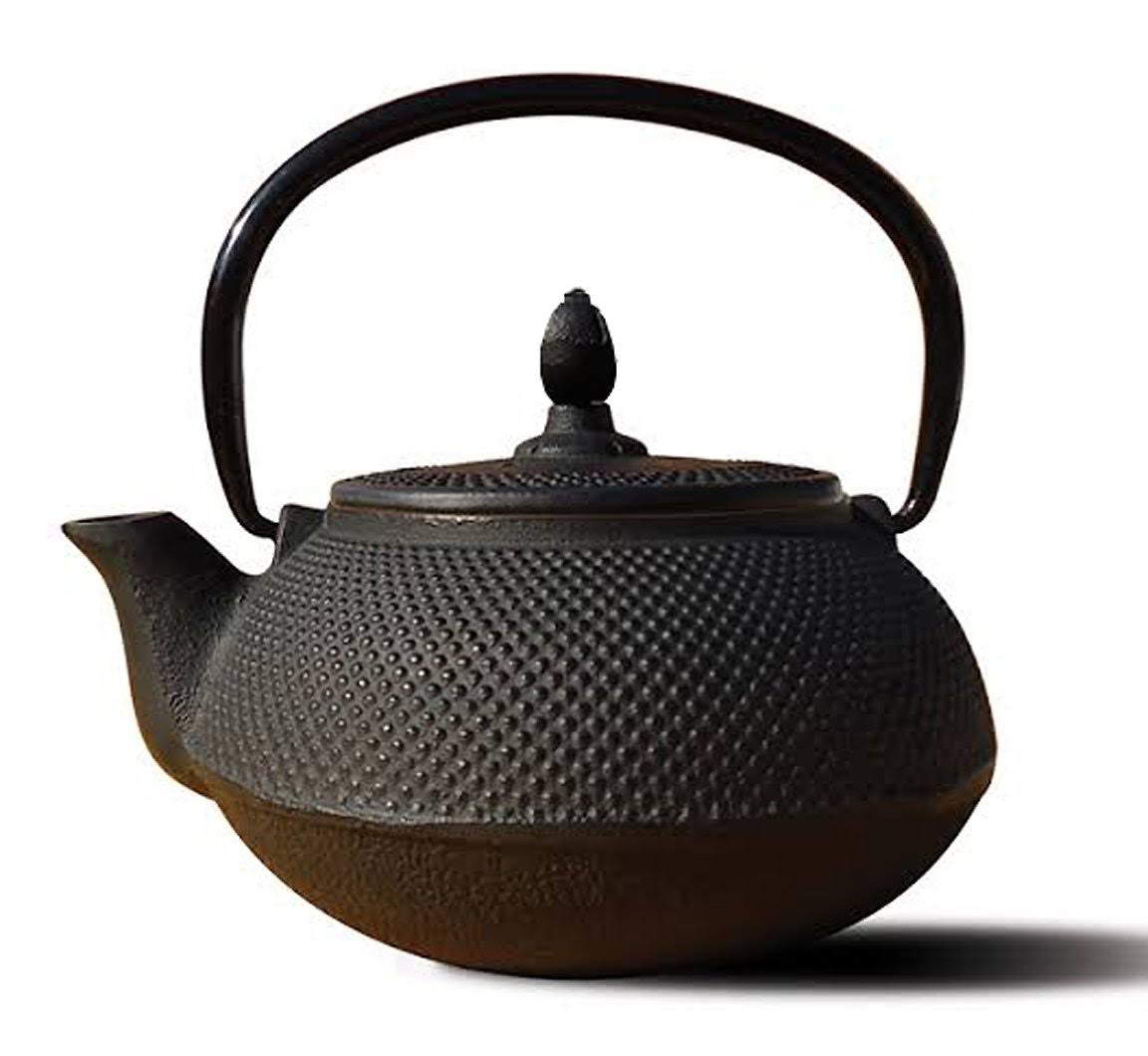 Black Hobnail Cast Iron Teapot with Trivet, 40 oz T54559
