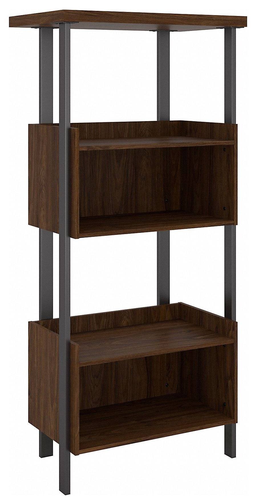 4 Shelf Bookcase in Modern Walnut K24788