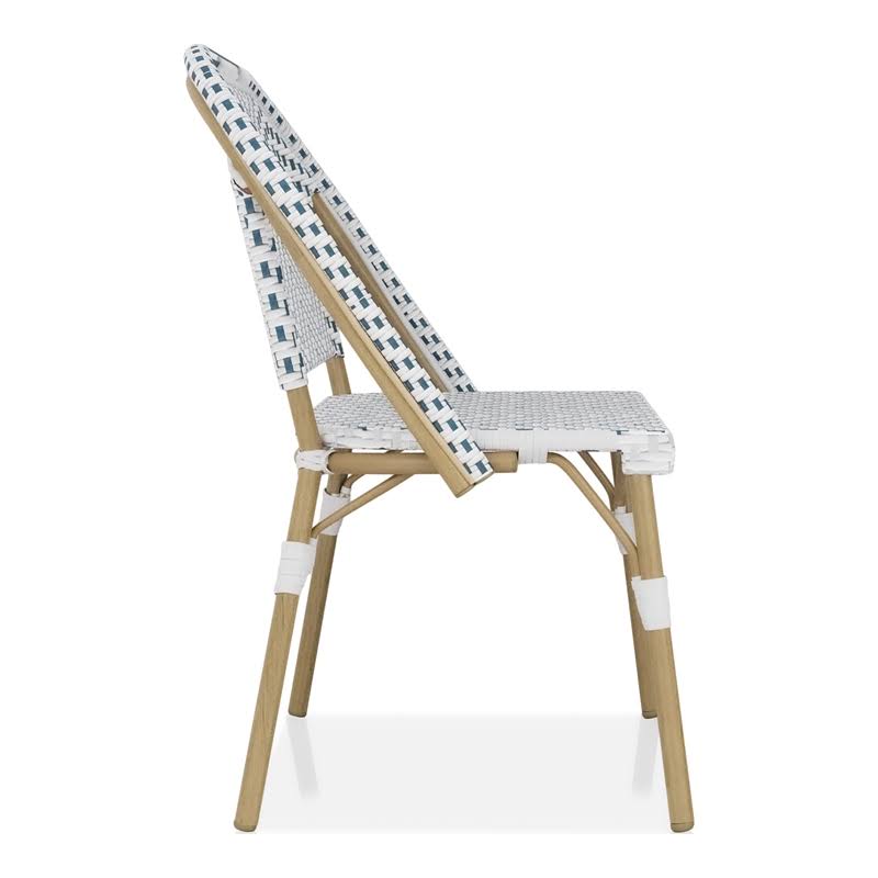 Blue Aluminum Patio Loveseat A2463