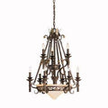 Franciscan Bronze Chandelier H967
