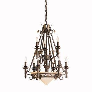 Franciscan Bronze Chandelier H967
