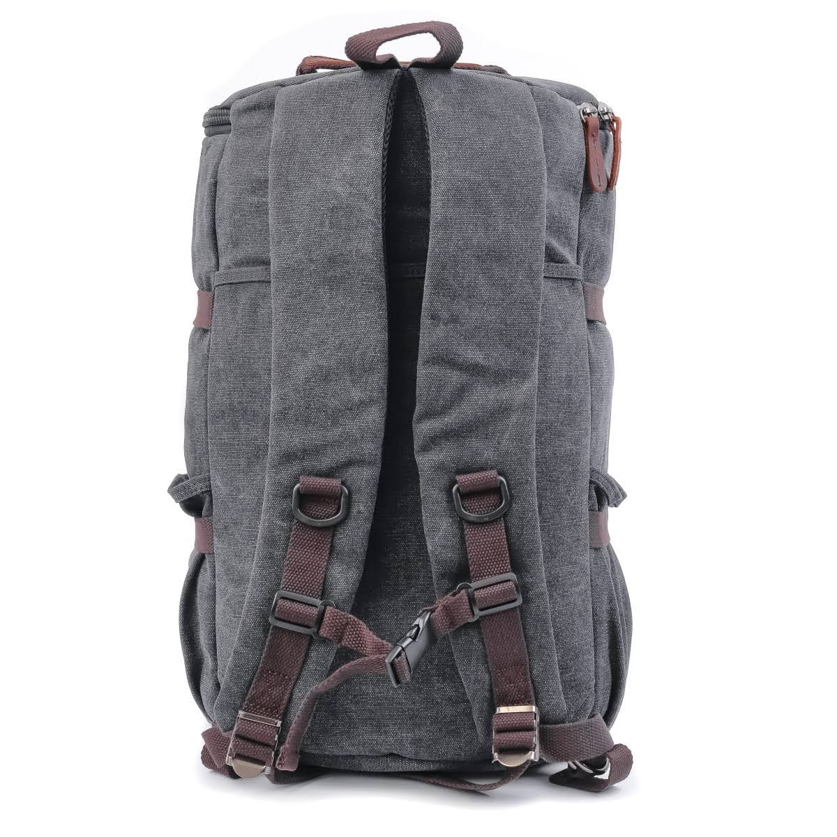 Vintage 30Ltr Motorcycle Tail Bag in Grey W40929