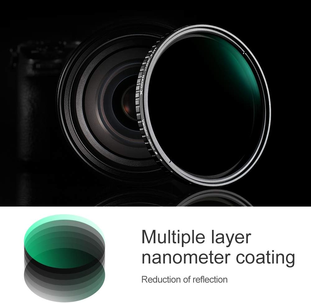 52mm Variable ND Filter ND2-ND32 Camera Lens Filter P114