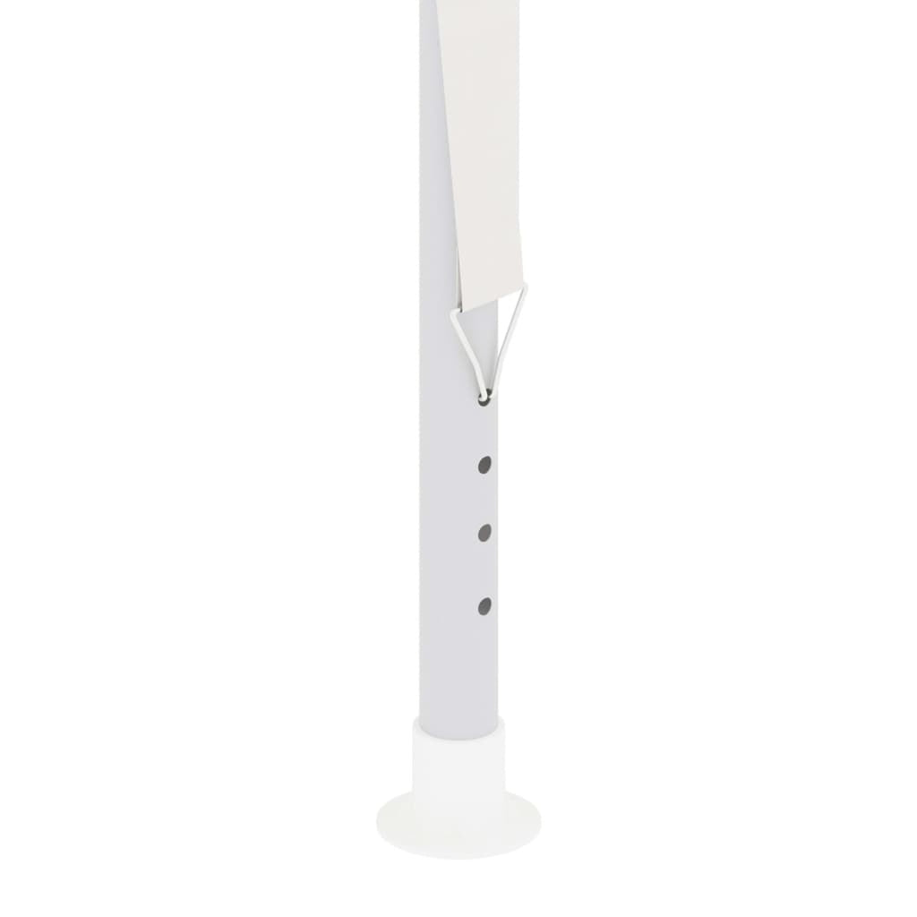 White Party Tent with Side Walls 6.6'x6.6' S4988