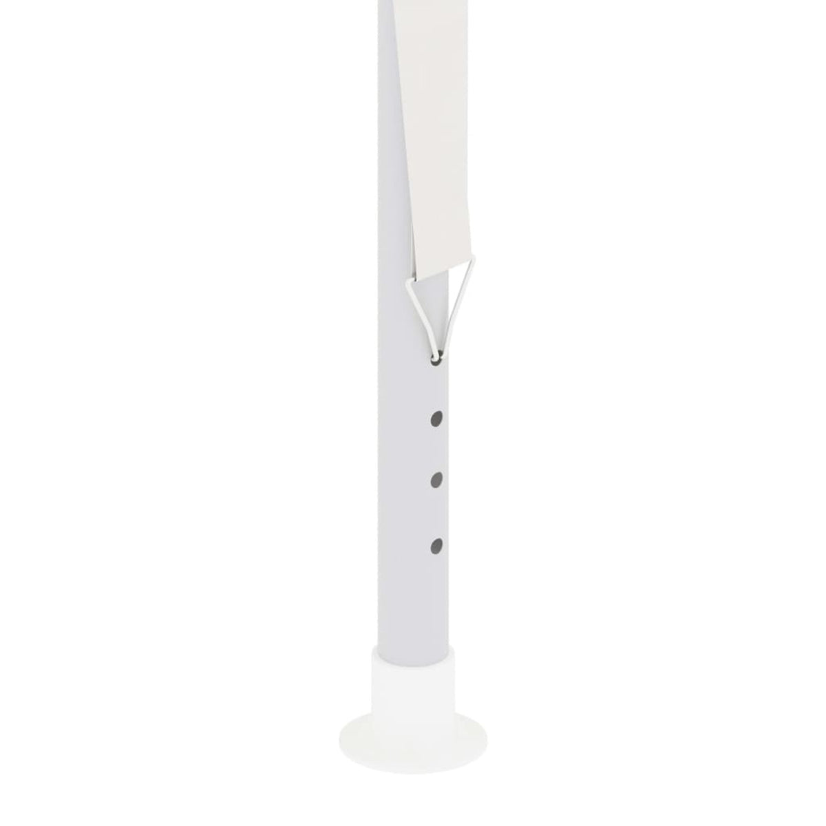 White Party Tent with Side Walls 6.6'x6.6' S4988