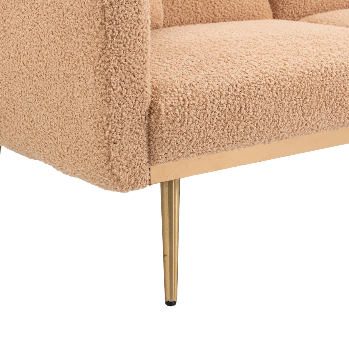 Velvet Sofa with Metal Feet O23114
