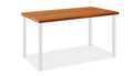 Cherry Top Table with White Base O65071