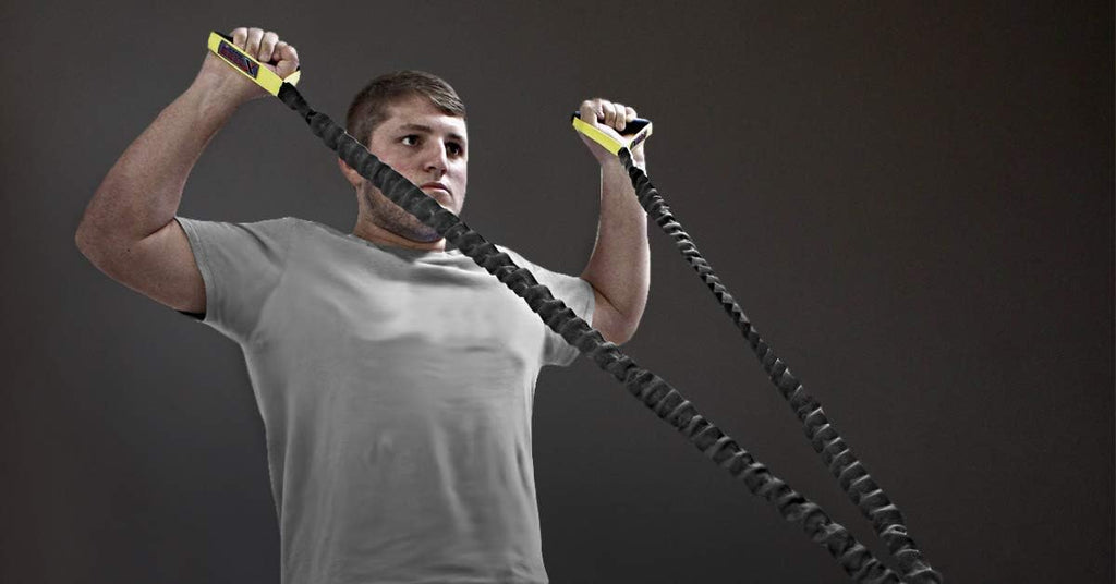 Resistance Bands Exercise Cords Three Sets 2-7, 12, 18 Pounds Q510