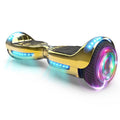 Chrome Gold Self Balancing Electric Scooter Hoverboard with Bluetooth Speaker A208331