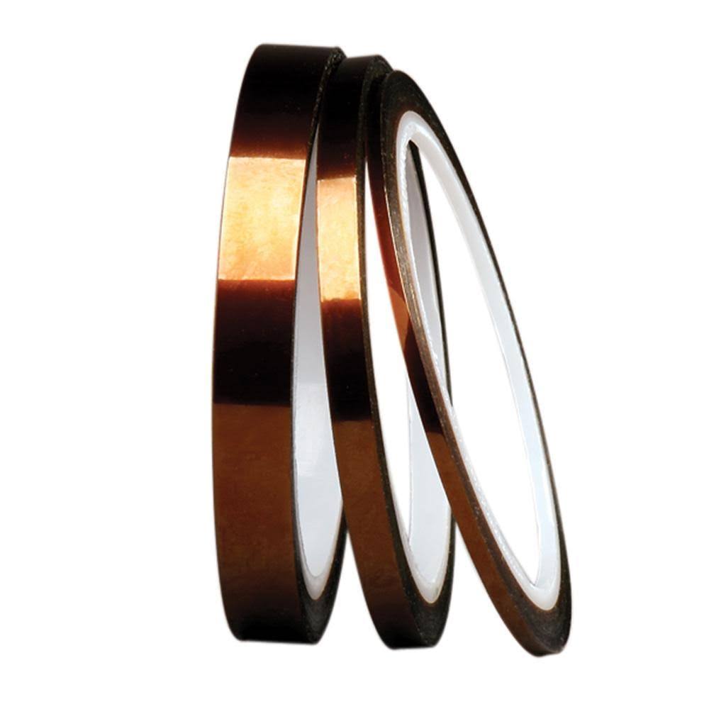 Amber Polyimide Tape, 4x22 x 1 yd. B863779