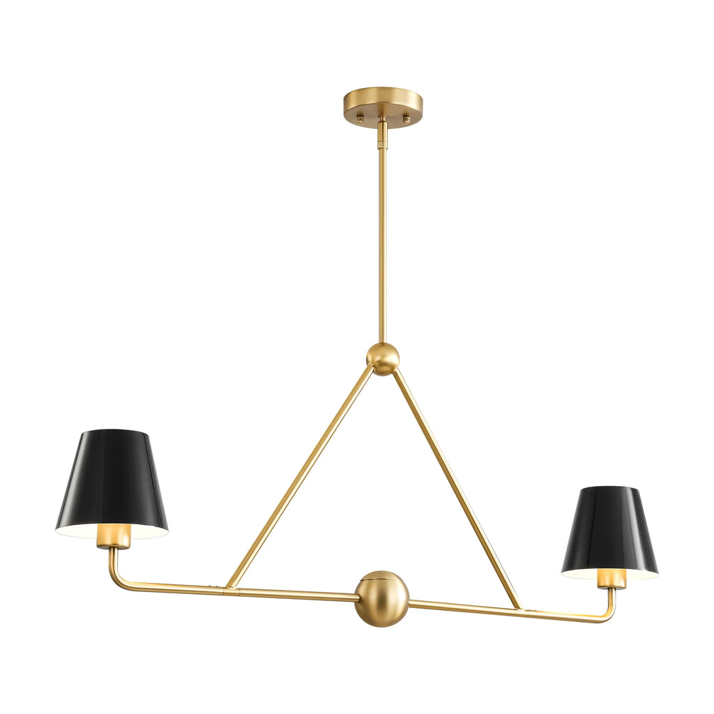 2-Light Linear Kitchen Island Pendant T438