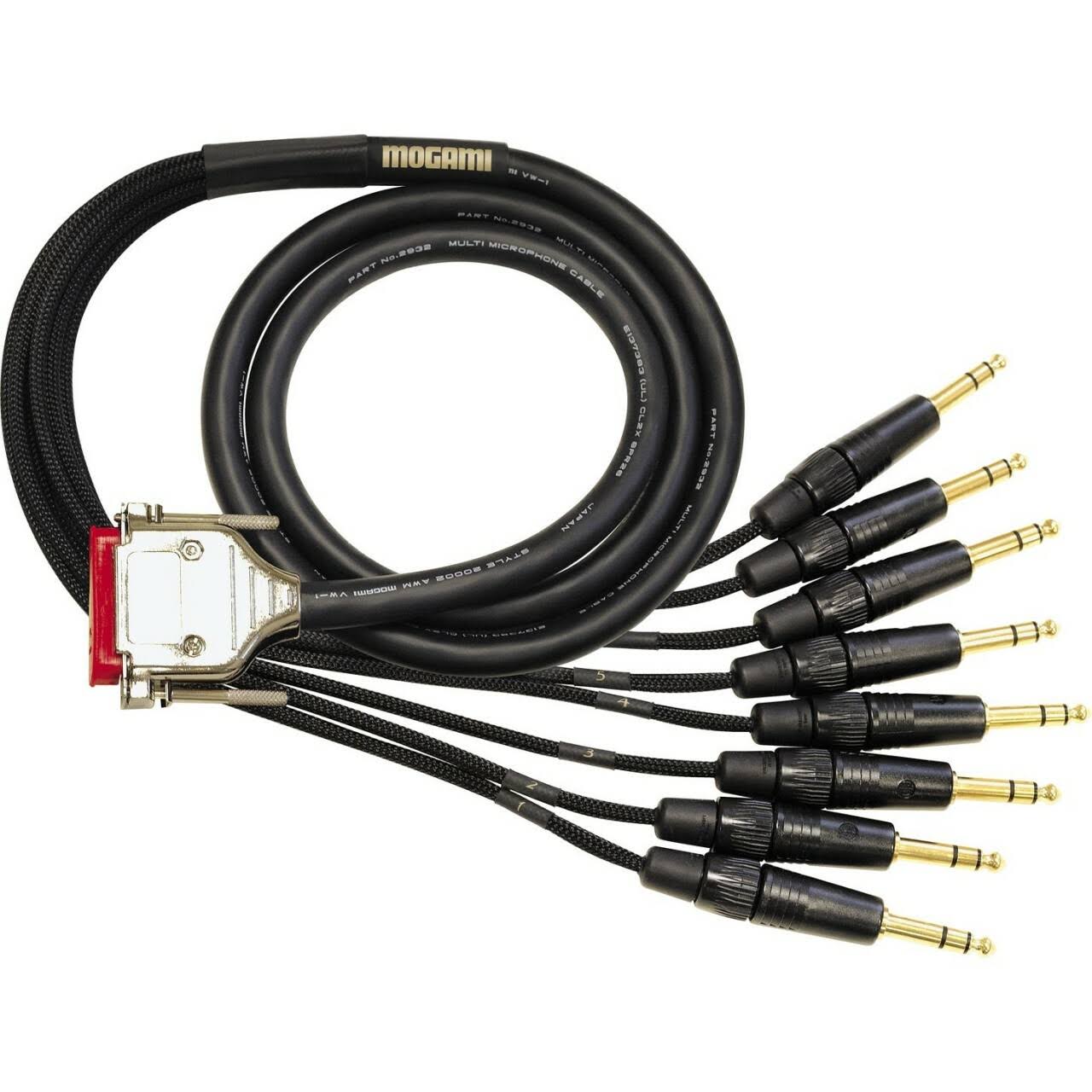 8 Channel DB25-TRS Snake Cable 5 ft. H997