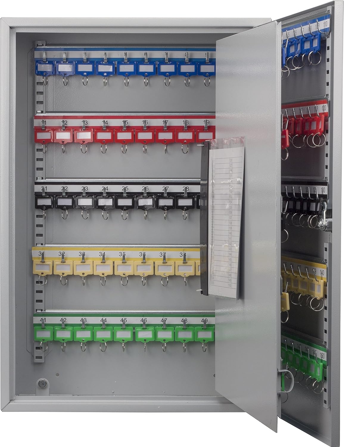 Key Cabinet Lock Box Grey, 14.75 x 5.5 x 21.75 W432030