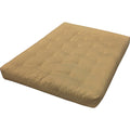 King Futon Mattress Tan Microfiber C48135
