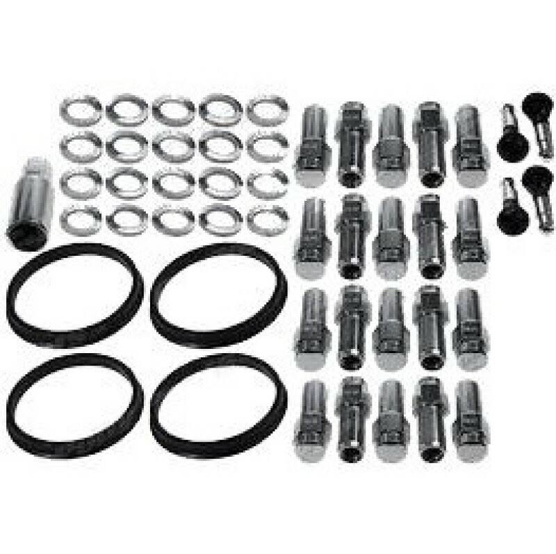 20 Pk Open Lug Nuts F116