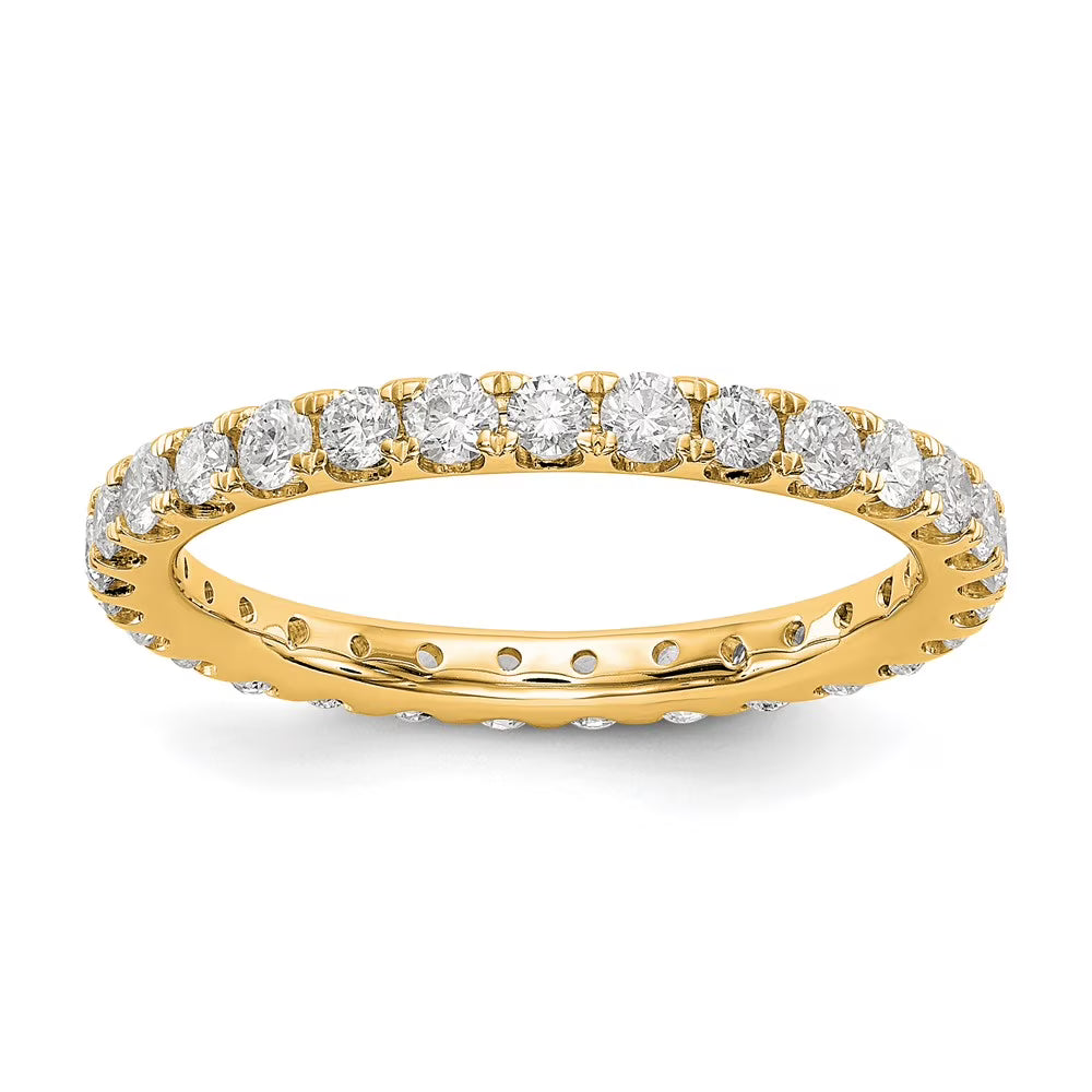 14K 1 carat Lab Grown Diamond Eternity Ring D7221