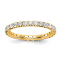 14K 1 carat Lab Grown Diamond Eternity Ring D7221