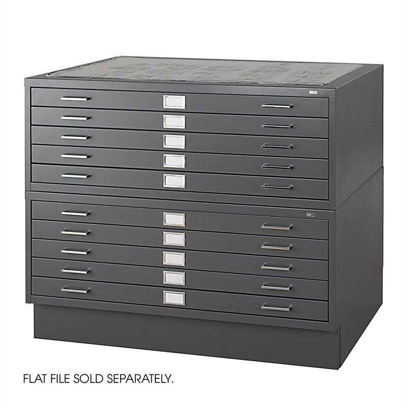 Black Steel Flat File O297559
