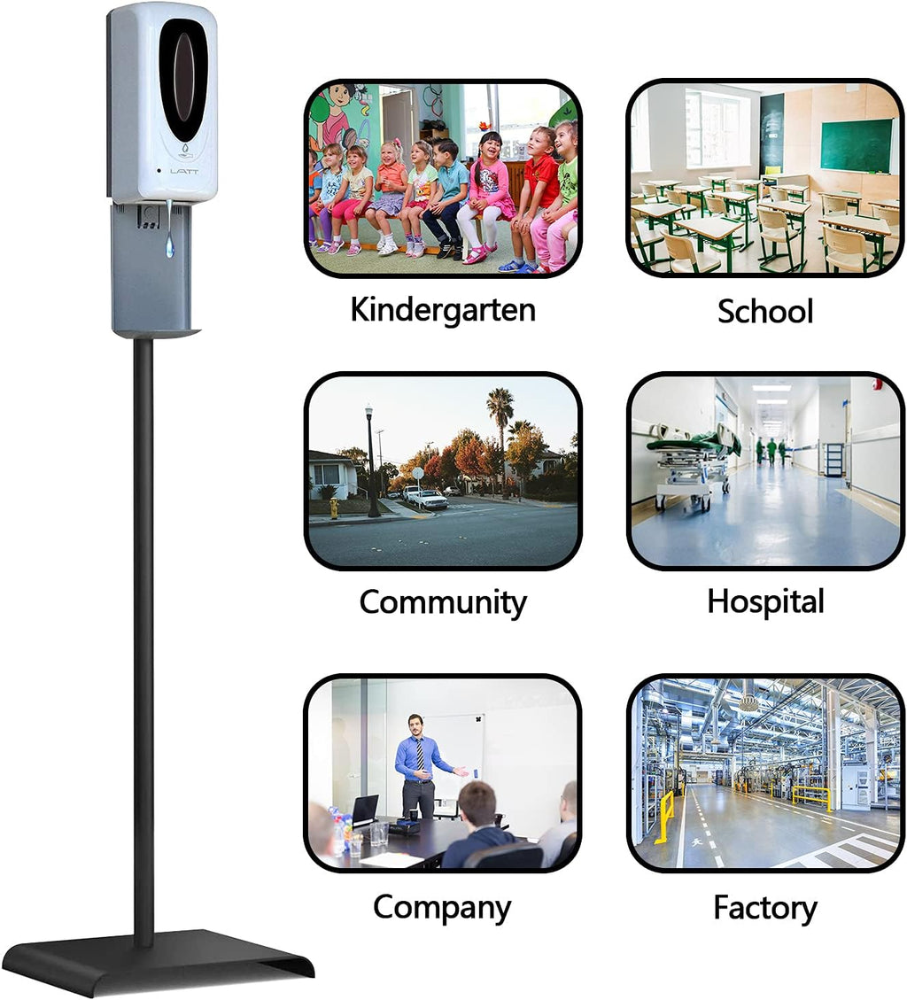 Touchless Hand Sanitizer Dispenser with Stand and 3 Nozzles M518971