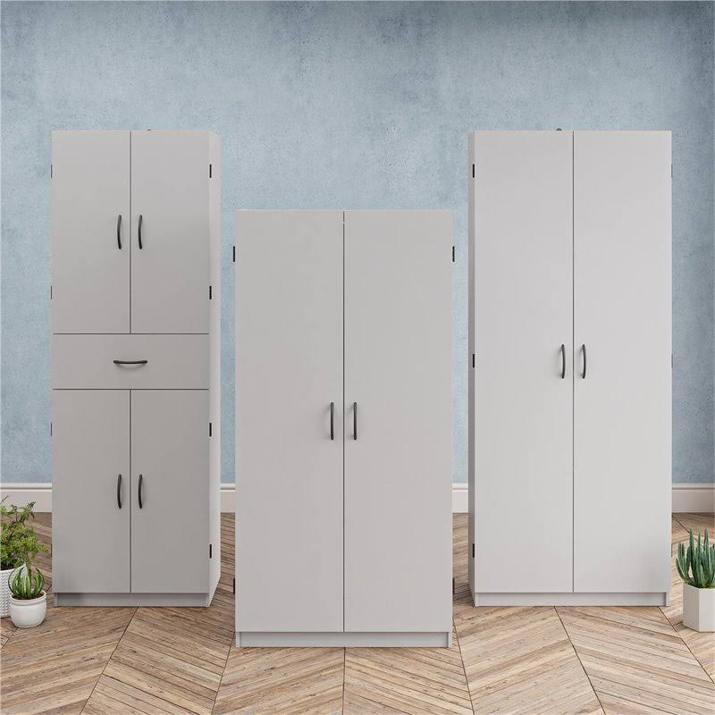 Dove Gray Storage Cabinet E78380