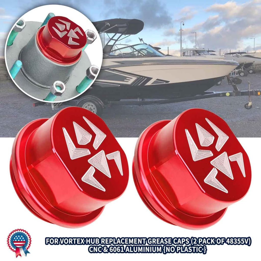 Replacement Aluminum Cap Assembly with O-rings for Vortex Hubs with 5 Bolts F210724